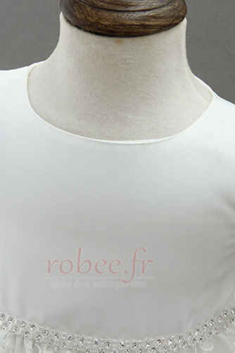 Robe de fille de fleur Chapeau Train de petit A-ligne Formelle - Page 5