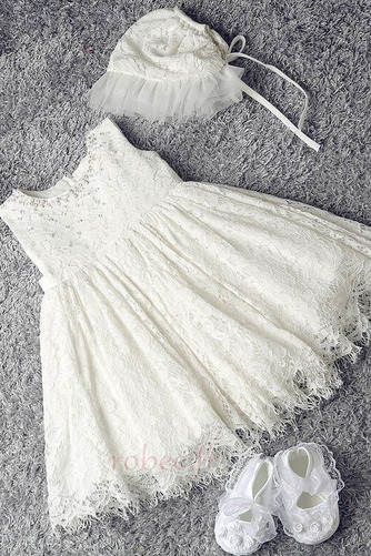 Robe de fille de fleur Dentelle Dentelle Vacances A-ligne Sans Manches - Page 2