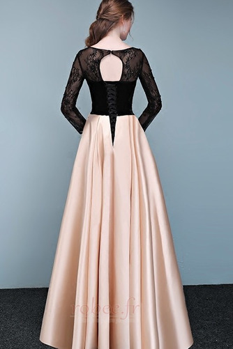 Robe de bal Col Bateau Chaussez Formelle Manche Longue Manche Aérienne - Page 2