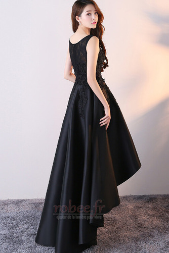 Robe de bal Soie Asymétrique Naturel taille Couvert de Dentelle - Page 8