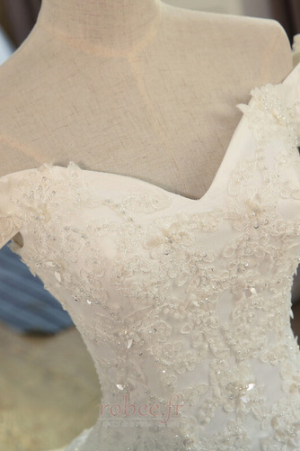 Robe de mariée aligne Fourreau Avec Bijoux Formelle Poire Mancheron - Page 4