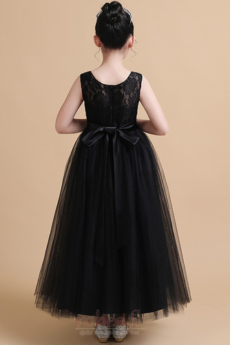 Robe de fille de fleur Sans Manches Naturel taille Orné de Nœud à Boucle - Page 2