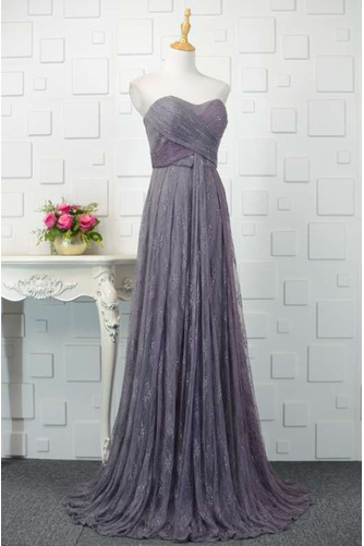 Robe de demoiselle d'honneur Dentelle Fermeture à glissière Naturel taille - Page 2