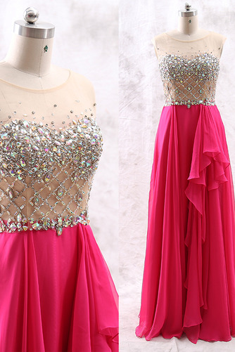 Robe de bal Corsage Avec Bijoux Mousseline Naturel taille Froid - Page 3