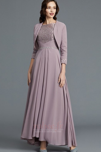 Robe mères Dentelle 3/4 Manche Automne Manche de T-shirt Mariage - Page 1