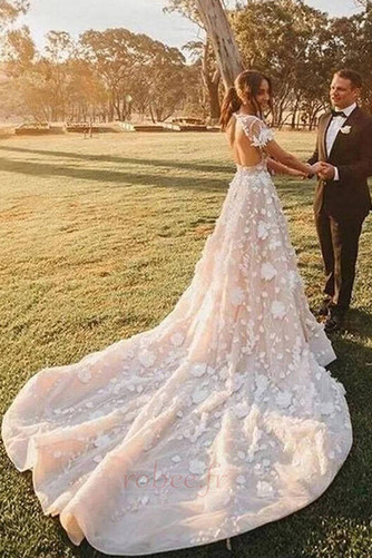 Robe de mariée Dos nu Naturel taille net Elégant Médium Jardin - Page 4