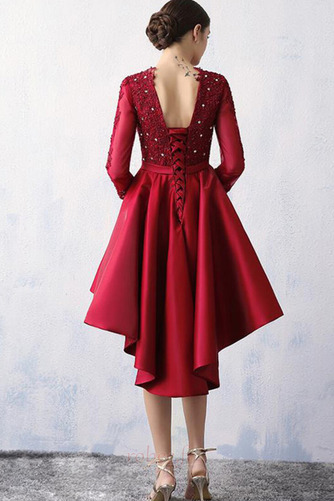 Robe de cocktail Fourreau Avec Bijoux Col en V Naturel taille - Page 2