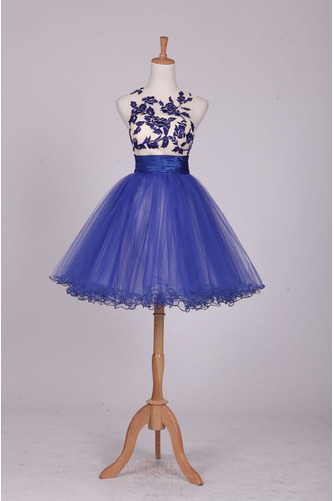 Robe de cocktail Ballon Longueur de genou Naturel taille Tulle - Page 2
