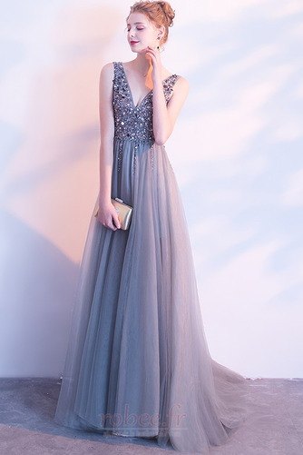 Robe de soirée a ligne Sexy Dos nu Tulle Manquant À la masse - Page 6