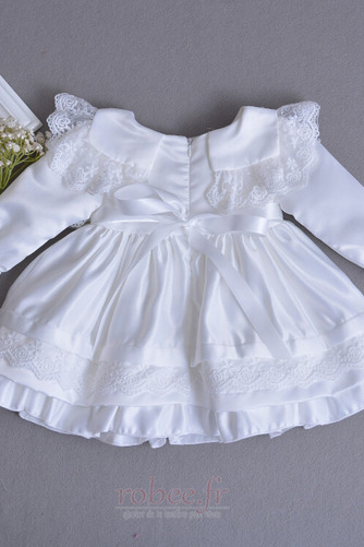 Robe de fille de fleur Formelle Cérémonie Satin Fermeture éclair - Page 2