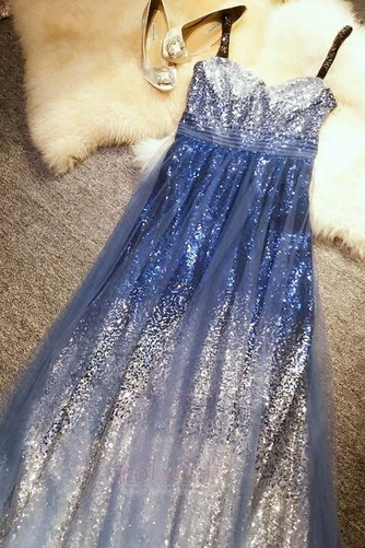 Robe de bal Pailleté Lacez vers le haut Tulle Scintillait Longueur Cheville - Page 6