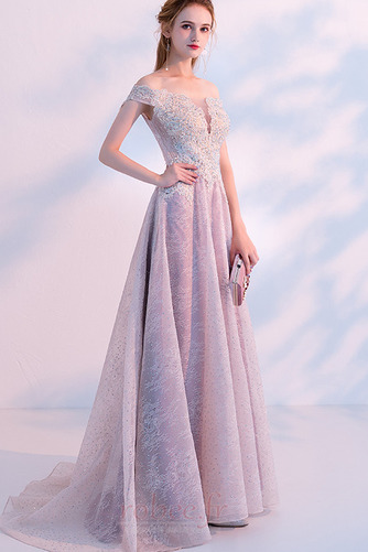 Robe de bal Poire Automne A-ligne Manche Courte Milieu dos Naturel taille - Page 4