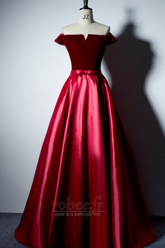 Robe de bal Laçage Rosée épaule Poches Fête Sans Manches a ligne - Page 11