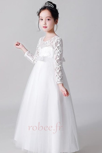 Robe de fille de fleur Petit collier circulaire Dentelle Formelle - Page 3