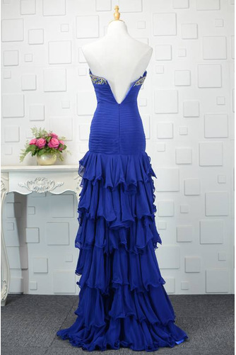 Robe de bal Asymétrique Sans Manches Col en Cœur Fourreau Avec Bijoux - Page 3