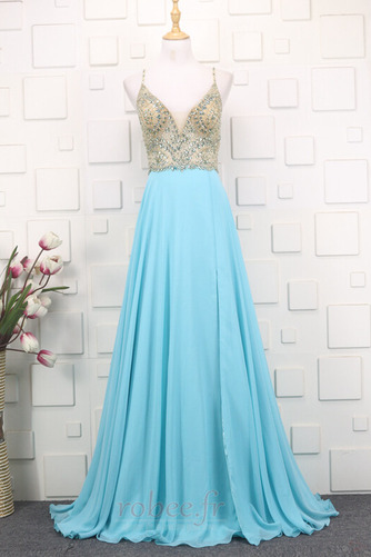 Robe de soirée Sexy Sans Manches Fourreau Avec Bijoux A-ligne - Page 3