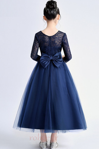 Robe de fille de fleur Dentelle Fermeture à glissière Epurée - Page 2