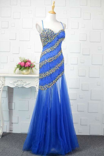 Robe de bal Sans Manches Dos nu Sirène Taille chute Drapé Train de petit - Page 2