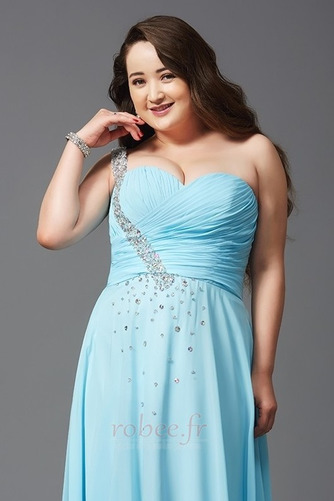 Robe de soirée Sans Manches Perler Fourreau Avec Bijoux Une épaule - Page 7