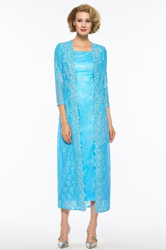 Robe mères Luxueux Glissière Manche Aérienne 3/4 Manche Cérémonie - Page 1