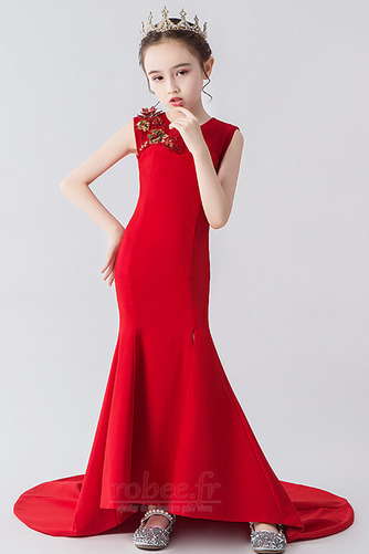 Robe de fille de fleur Manquant Epurée Col de chemise t Sirène - Page 1