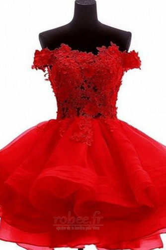 Robe de mariée Bouton Balle Rosée épaule Fermeture éclair Été - Page 9
