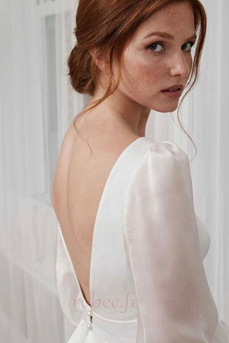 Robe de mariage Dos nu Printemps Sommaire Naturel taille Plage - Page 3