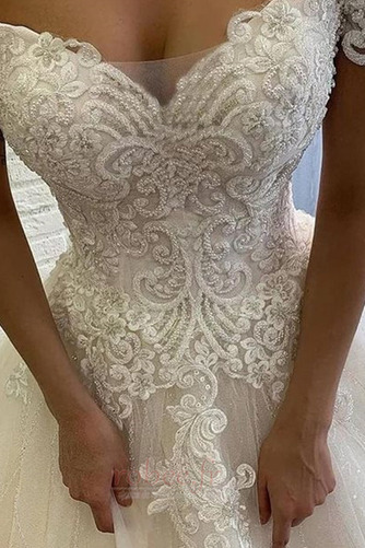 Robe de mariée Luxueux Naturel taille Automne A-ligne Rosée épaule - Page 3