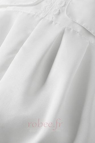 Robe de fille de fleur Un Costume Hiver Longueur Cheville Taffetas - Page 4