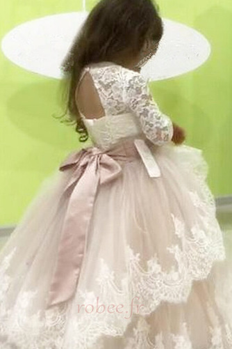Robe de fille de fleur Longueur de plancher Manche Aérienne Médium - Page 2