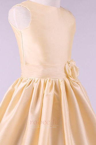 Robe de fille de fleur A-ligne Col de chemise t Fermeture éclair - Page 4