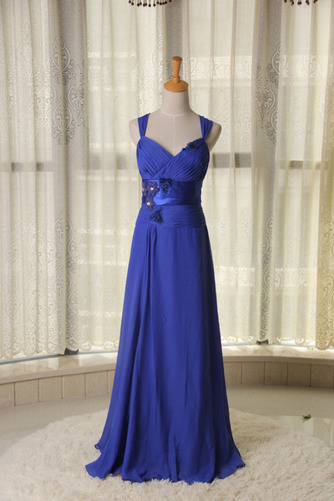 Robe de demoiselle d'honneur Longue Sans Manches A-ligne Milieu dos - Page 1