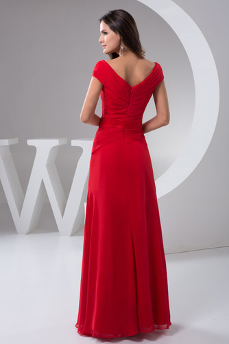 Robe de soirée Milieu dos Épaule envelopper Fourreau plissé A-ligne - Page 2