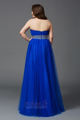 Robe de soirée Elégant Fermeture à glissière Haut Bas Perle Longueur au sol - Page 2