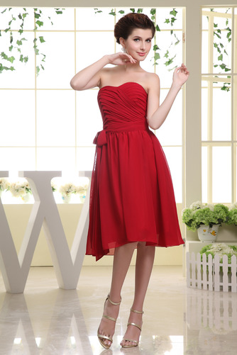 Robe de demoiselle d'honneur Sans courroies Fourreau plissé Chiffon - Page 4