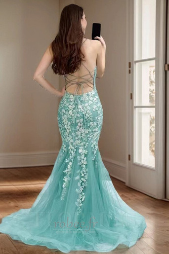 Robe de soirée Sexy Festin Drapé Dos nu Médium Longue Bretelles Spaghetti - Page 2