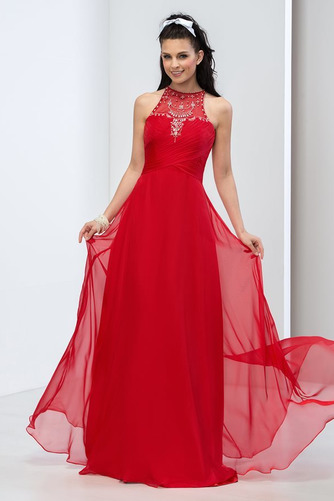 Robe de bal Formelle Longueur de plancher Petit collier circulaire - Page 1