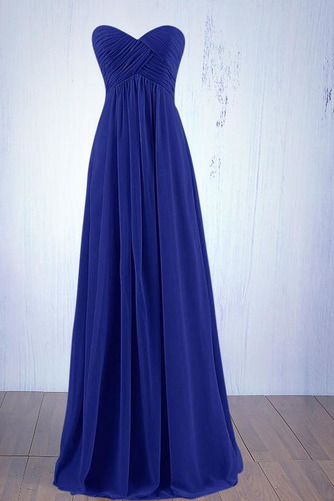 Robe de demoiselle d'honneur Fermeture à glissière Empire Mousseline - Page 1