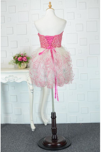 Robe de cocktail Col en Cœur Sans Manches Été Pittoresque Naturel taille - Page 2