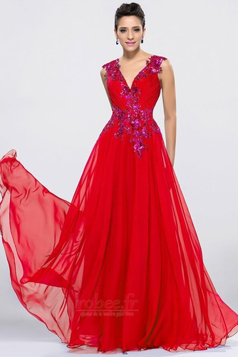 Robe de soirée Col en V Médium Naturel taille Couvert de Dentelle - Page 10