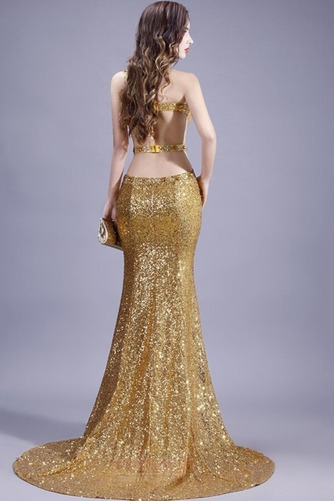 Robe de soirée Longue Dos nu Manquant Une épaule Sirène Scintillait - Page 2