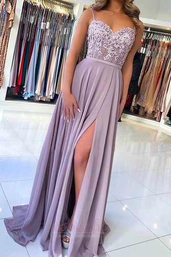 Robe de soirée Naturel taille Traîne Courte Fourchure Frontale - Page 4