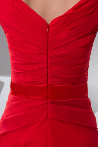 Robe de soirée Milieu dos Épaule envelopper Fourreau plissé A-ligne - Page 5