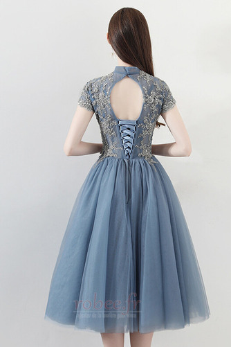 Robe de soirée Mi-longues aligne Naturel taille Chic Ballon Manche de T-shirt - Page 2