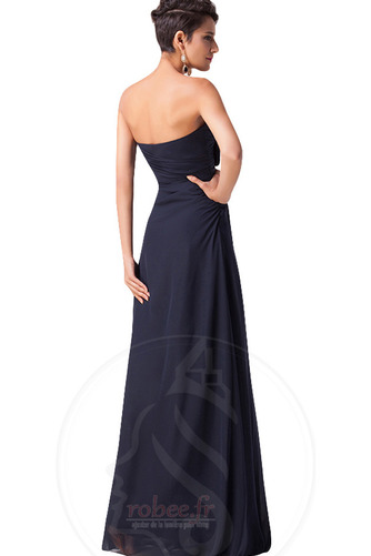 Robe de demoiselle d'honneur Mousseline Dos nu A-ligne Manquant - Page 2