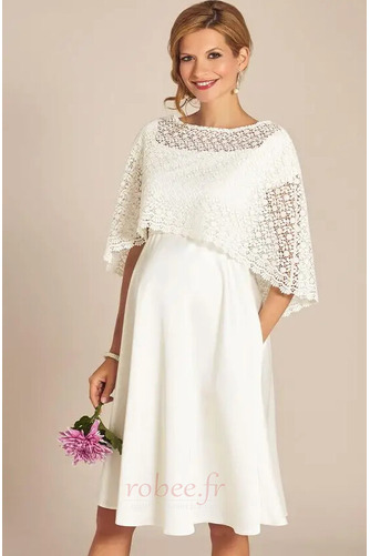 Robe de mariée Taille haute Plage Fermeture à glissière Maternité - Page 1