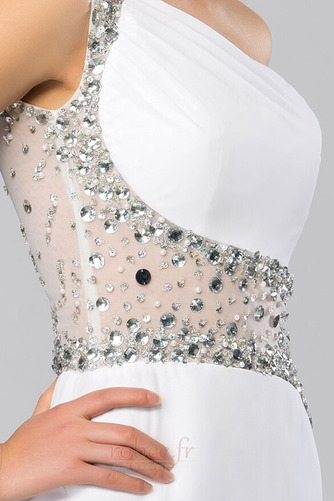 Robe de cocktail Une épaule Sans Manches Près du corps Perlé - Page 5