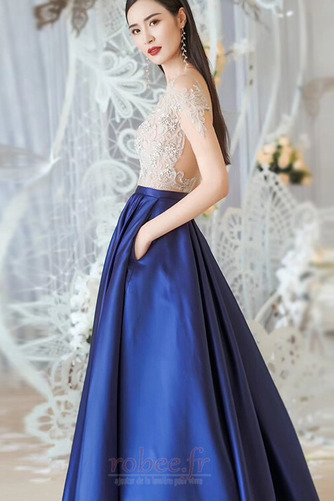 Robe de bal Manche Courte Fourreau Avec Bijoux Longueur de plancher - Page 4