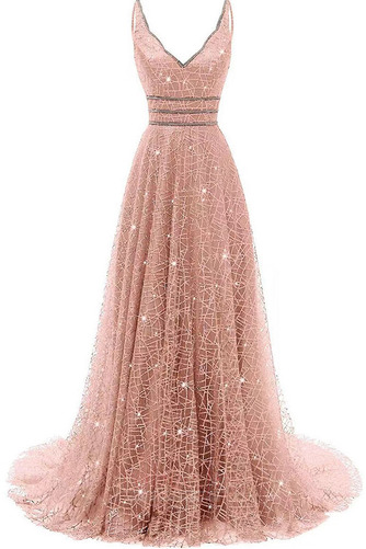 Robe de soirée Vente Sans Manches Elégant Naturel taille Longue - Page 3