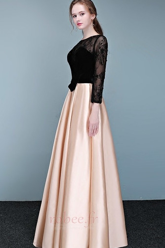 Robe de bal Col Bateau Chaussez Formelle Manche Longue Manche Aérienne - Page 4